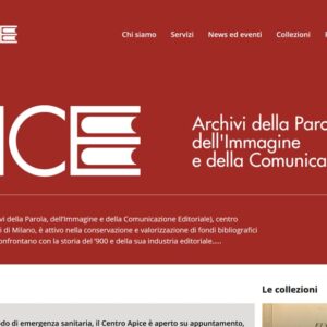 Apice - Archivi della parola, dell'immagine e della comunicazione