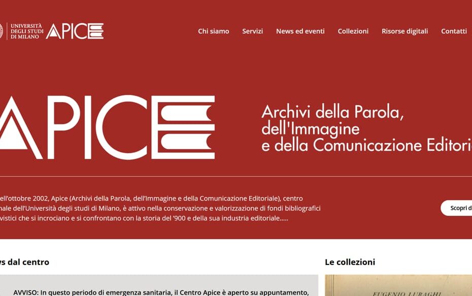 Apice - Archivi della parola, dell'immagine e della comunicazione