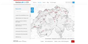 Kartenportal, il portale specialistico delle mappe conservate in Svizzera