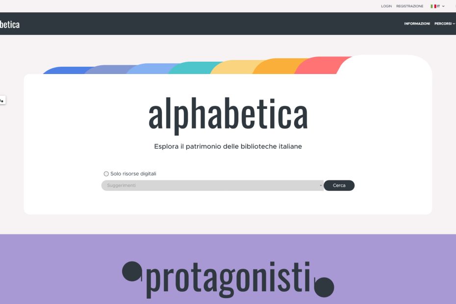 Home page Alphabetica