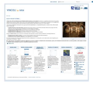 homepage vincoli in rete