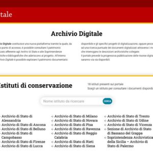homepage Archivio Digitale